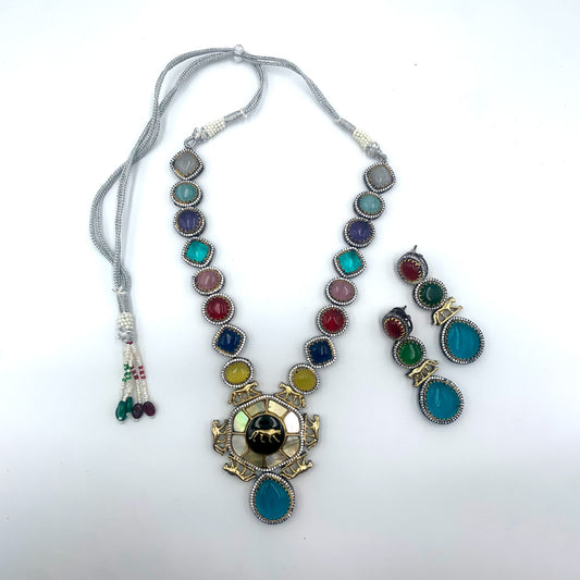 Sabyasachi Indian Crafted Gemstones Designer Necklace