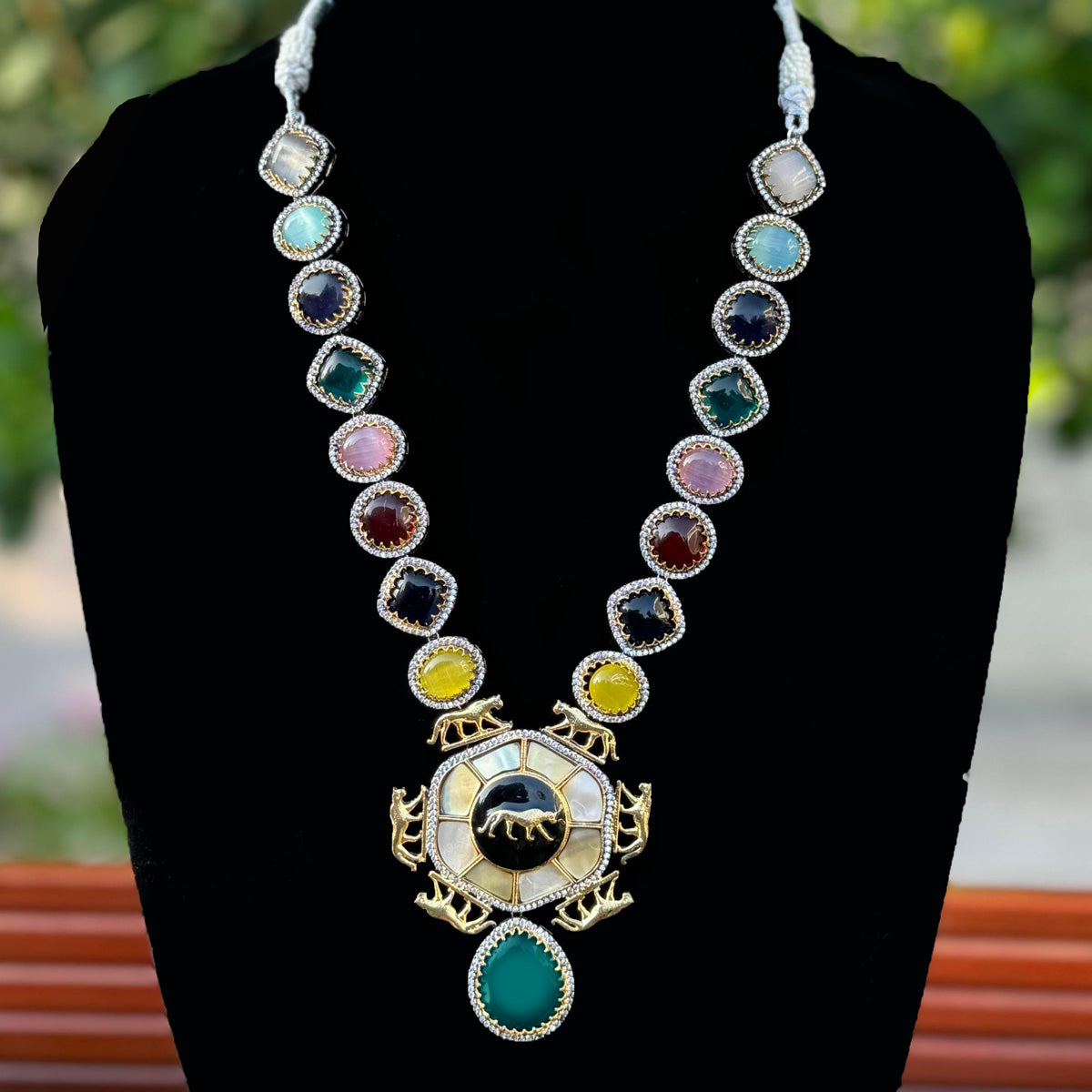 Sabyasachi Indian Crafted Gemstones Designer Necklace