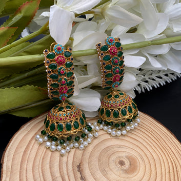 Jumna Kundan Earrings
