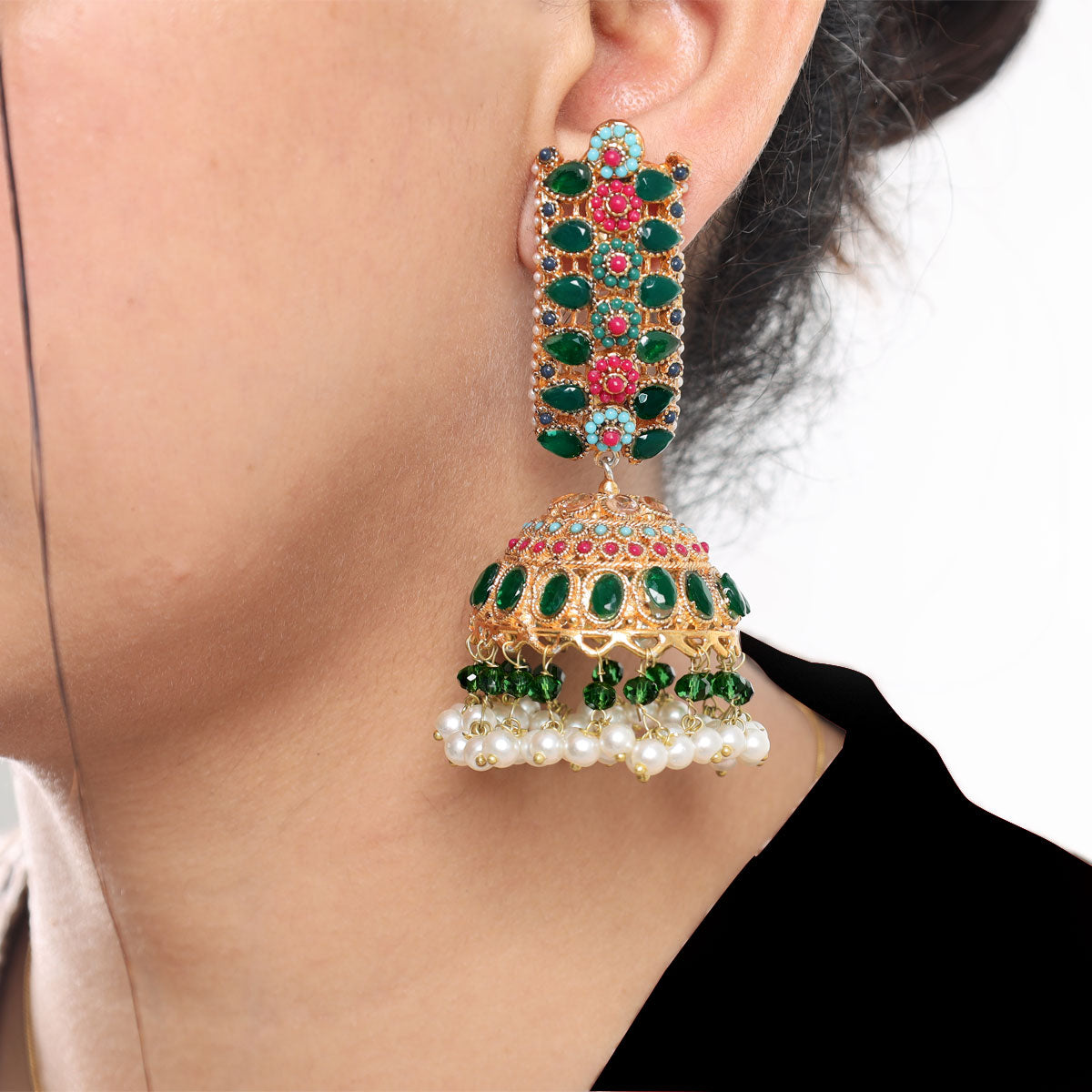 Jumna Kundan Earrings