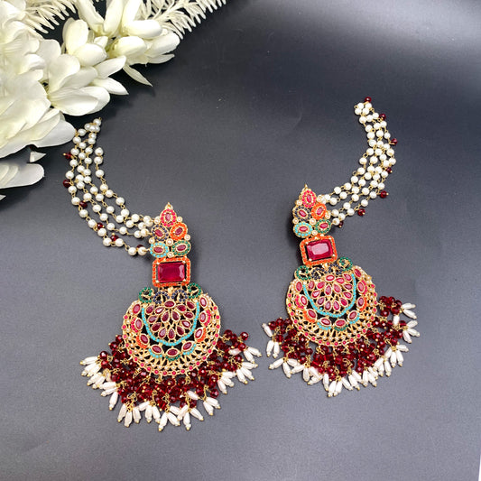 Rani Kundan Earrings