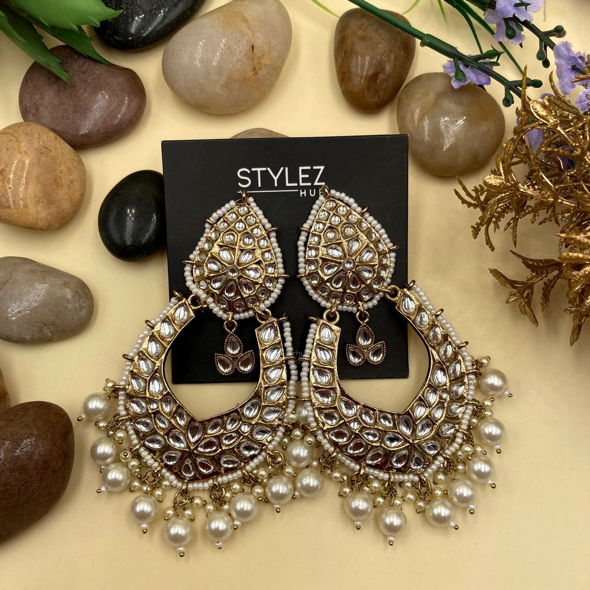 Premium Furshi Kundan Earrings