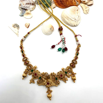 Bertha Rajwadi Necklace & Earrings Set