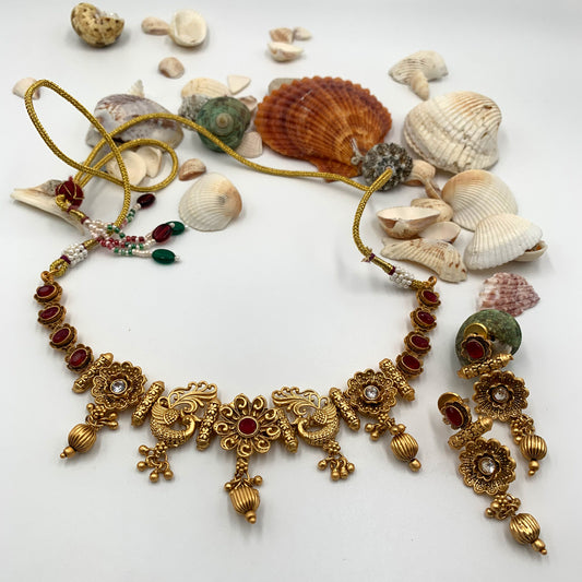 Anneliese Rajwadi Necklace & Earrings Set