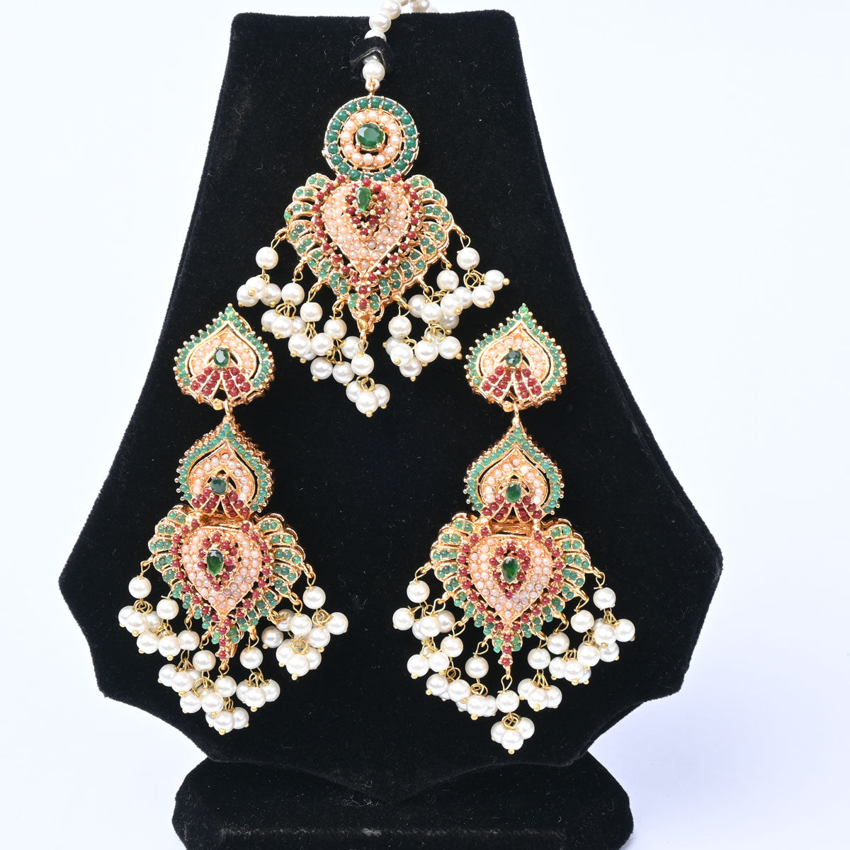 Nauratan Bindiya Earrings