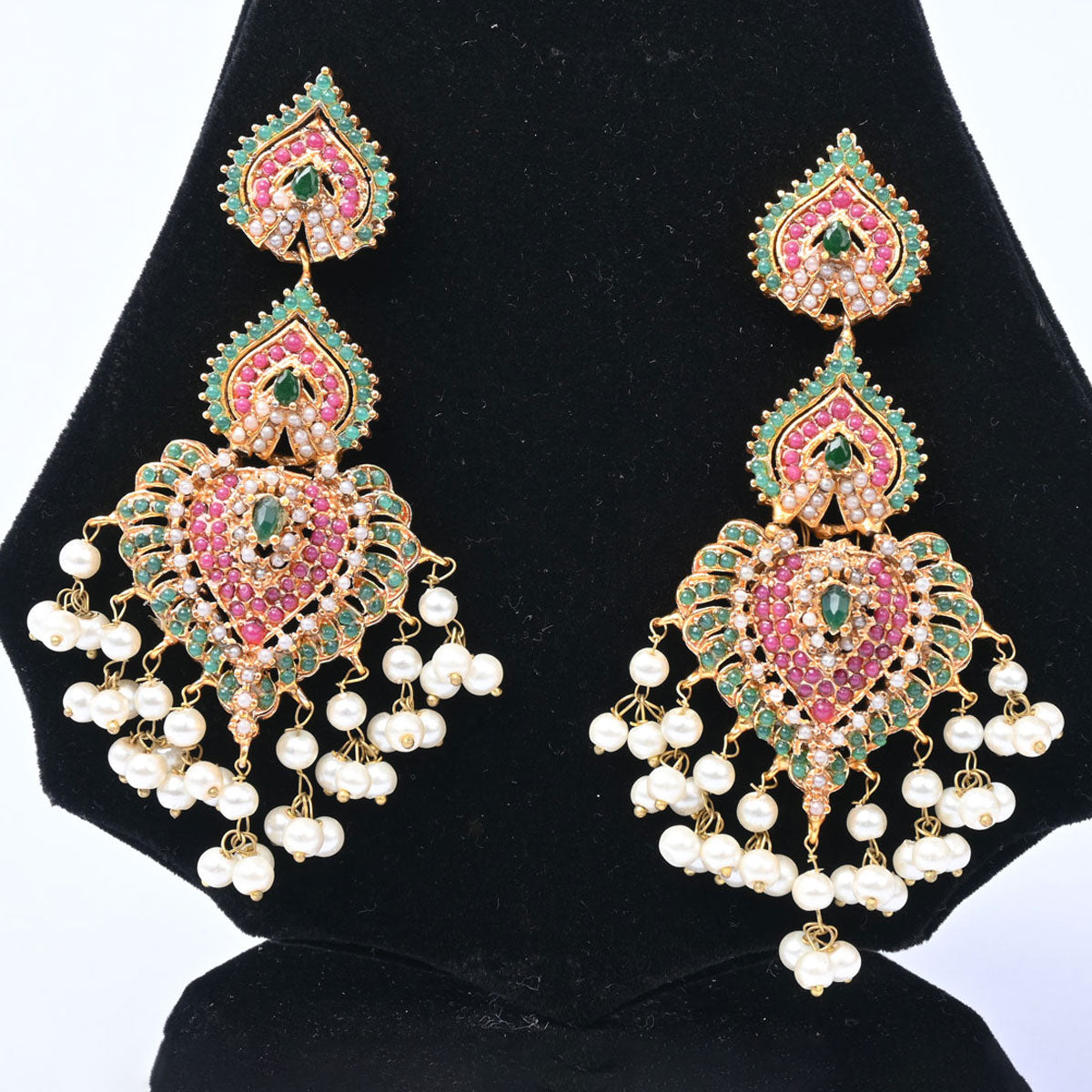 Nauratan Bindiya Earrings