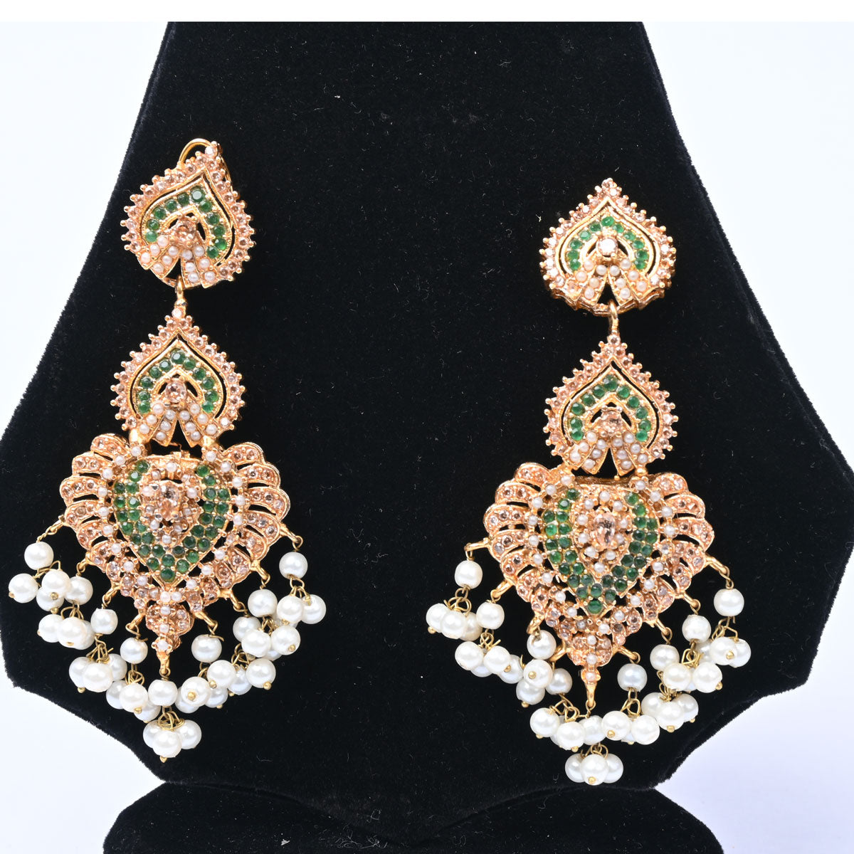 Nauratan Bindiya Earrings