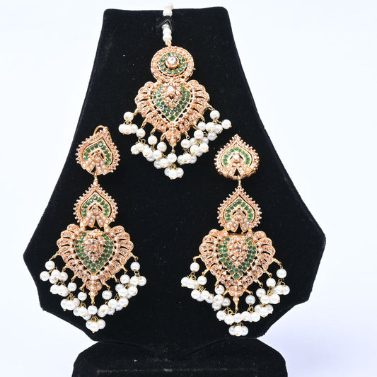 Nauratan Bindiya Earrings