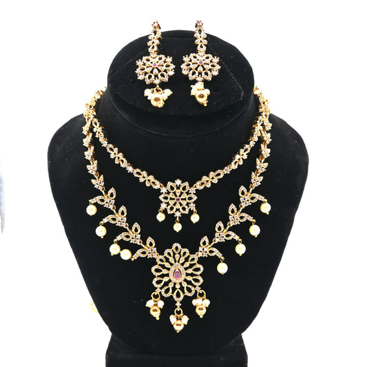 Dual Layer Party Wear Necklace