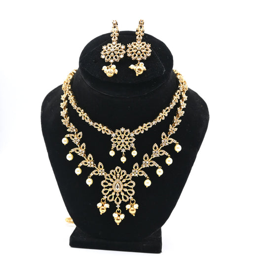 Dual Layer Party Wear Necklace