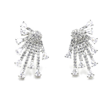 Sparkle and Shine Crystals Decorated Earrings