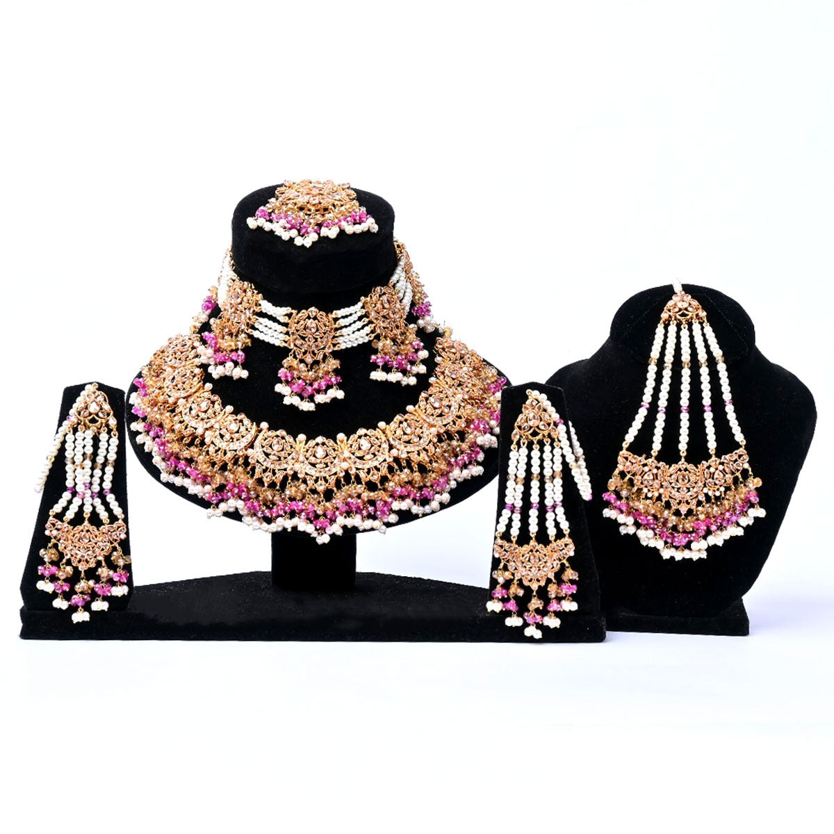 Zircon & Kundan Bridal Set