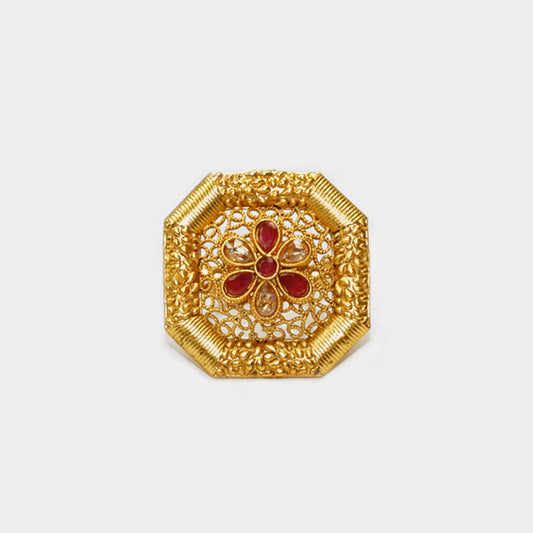 Indian Rajwadi Square Ring